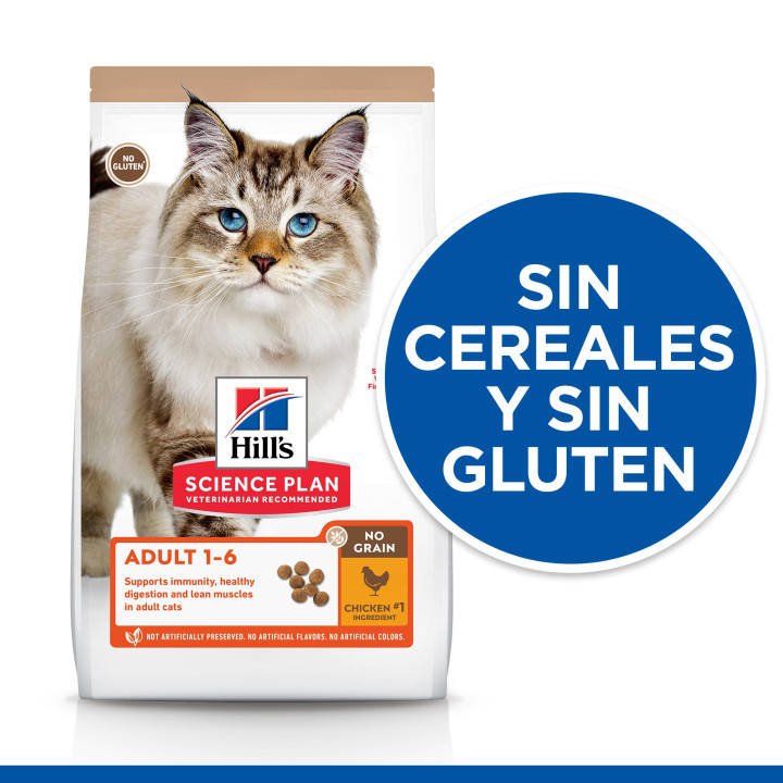 Hill´s Science Plan Feline Adult No Grain Pollo