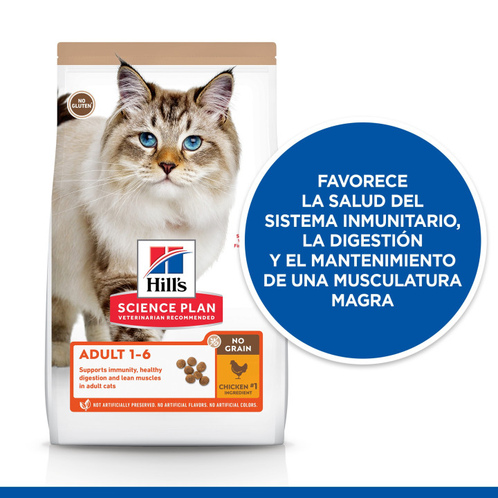 Hill´s Science Plan Feline Adult No Grain Pollo