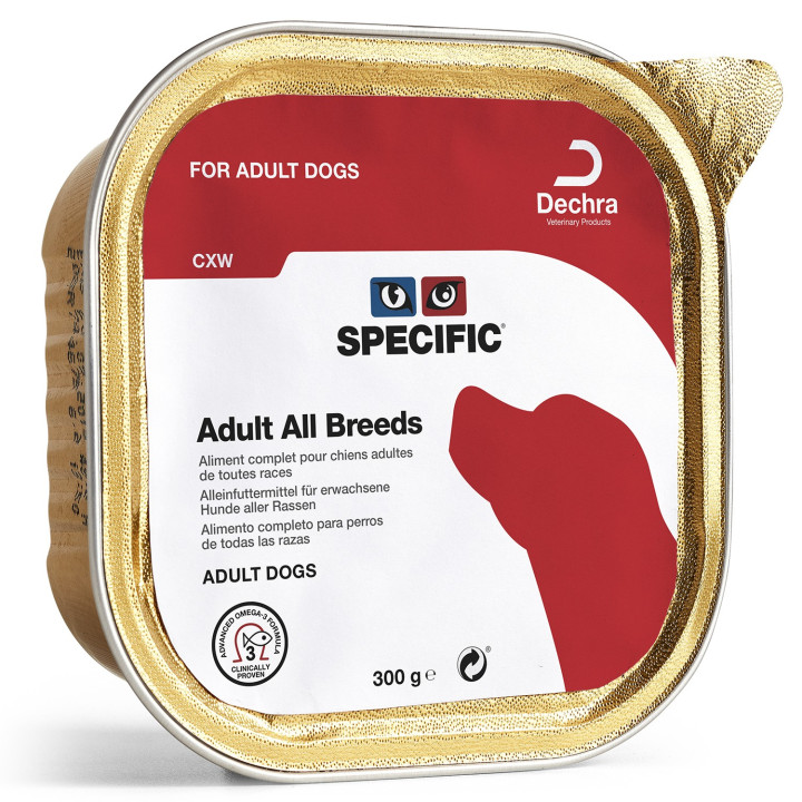 Specific Adult All Breed - CXW, Comida húmeda para perros - Kompymascotas