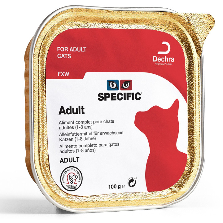 Specific Feline Adult FXW, Pienso y Comida Húmeda - Kompymascotas