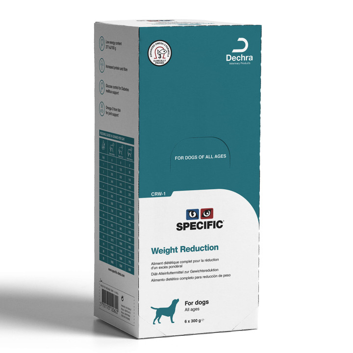 Specific,Weight,Reduction,CRW Alimento humedo perros - Kompymascotas