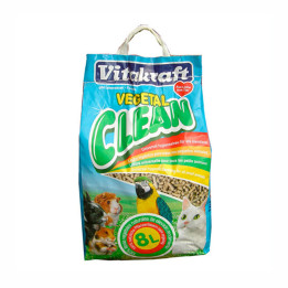 Lecho de papel prensado Vitakraft Vegetal Clean con forma de de pellet