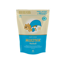 Multiva Hairball, Snacks para gatos - Kompymascotas