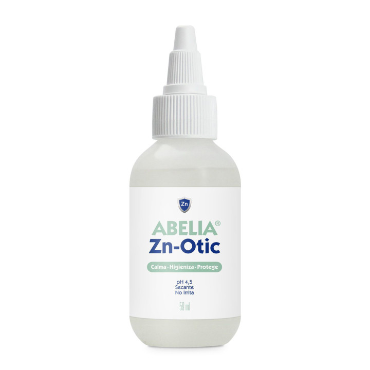 Abelia Zn-Otic, Solución otica antipruriginosa y antimicrobiana - Kompymascotas