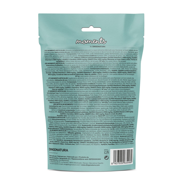 Moments Derma Snacks Funcionales - Kompymascotas
