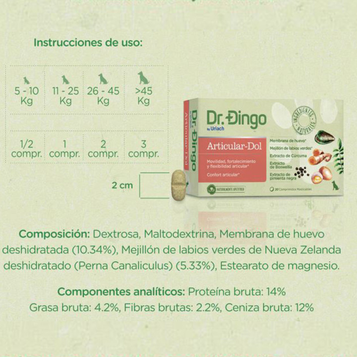 Dr. Dingo Articular Dol - Kompymascotas