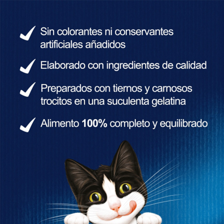 Purina Félix Estándar Pollo y Pato en Gelatina - Kompymascotas
