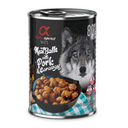 Alpha Spirit Albóndigas de Cerdo y alcaravea - Kompymascotas