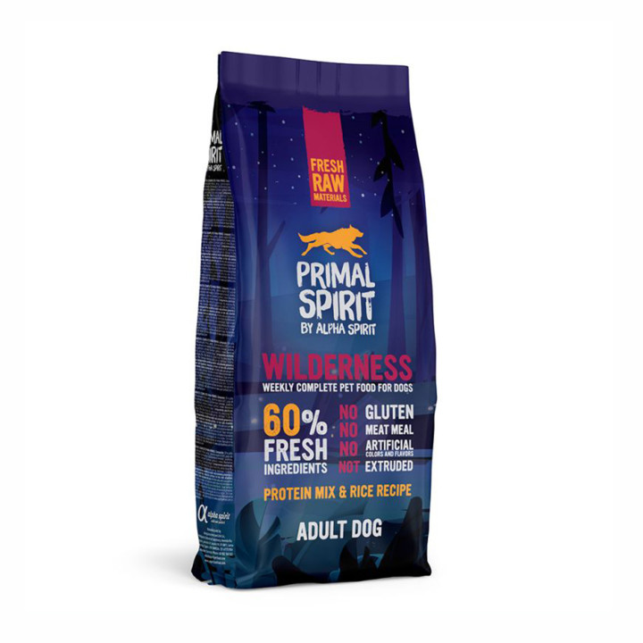 Primal Spirit Wilderness alimento completo de arroz y mix 