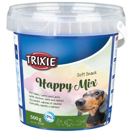 Bote Soft Snack Happy Mix, Snack para perros - Kompymascotas