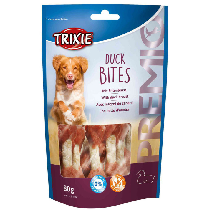Premio Duck Bites, Snack para perros - Kompymascotas