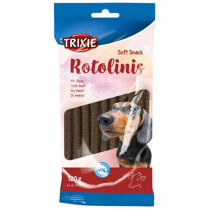 Rotolinis, Ternera, Snack y golosinas para perros - Kompymascotas