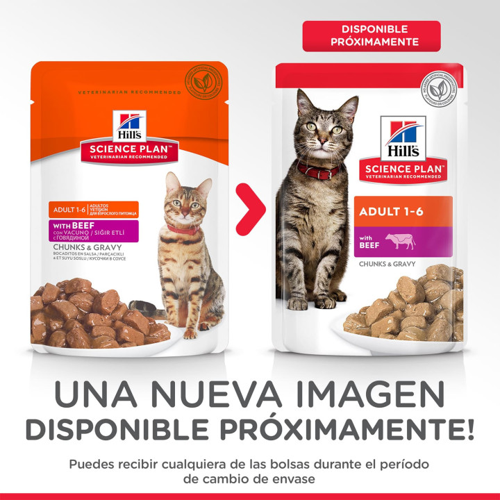 Hill's Science Plan Feline Adult, Comida Húmeda para gatos - Kompymascotas