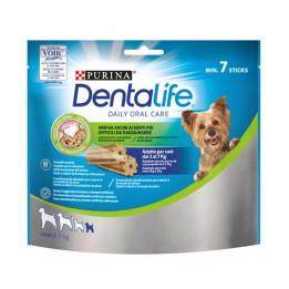 Snacks PURINA DENTALIFE Mini, cuidado bucodental para perros - Kompymascotas