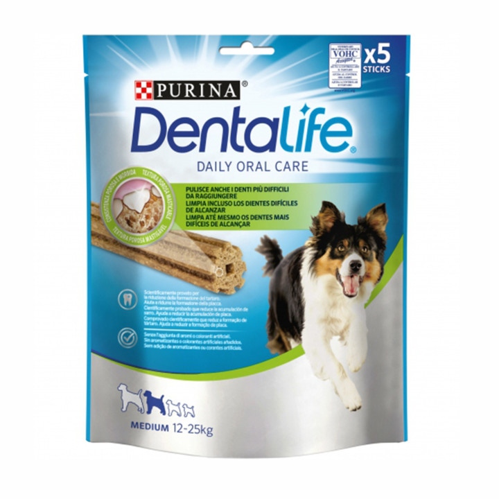 Purina Dentalife perros medianos, Snack y golosinas - Kompymascotas
