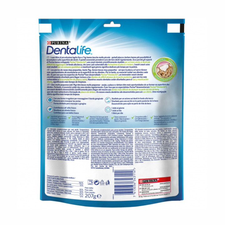 Golosinas para perro, PURINA DENTALIFE Extrasmall Loyalty - Kompymascotas