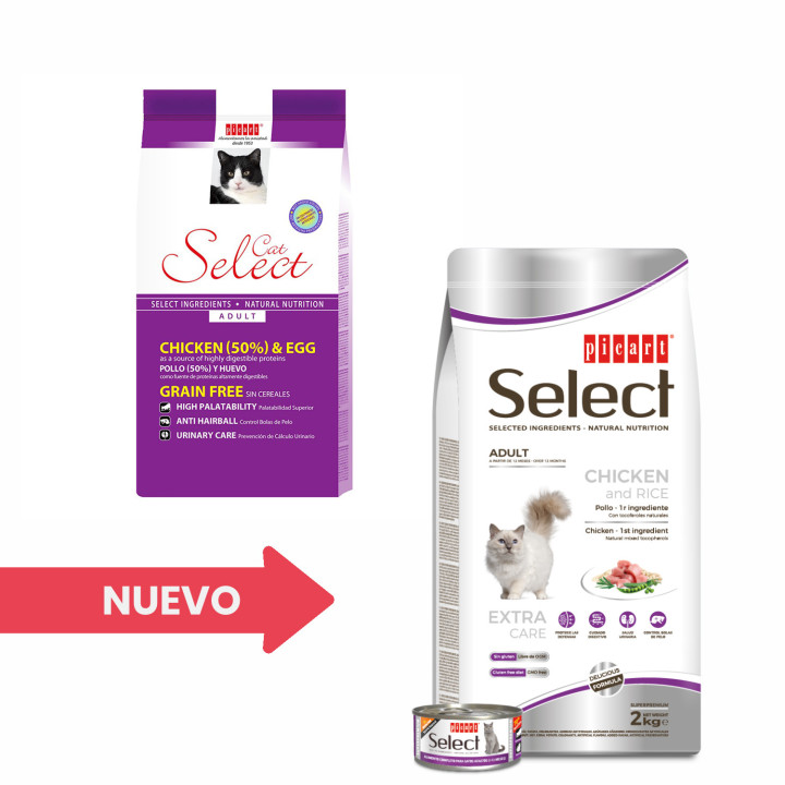 Picart Select Cat Adult Pienso para perros - Kompymascotas