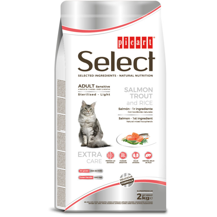 Picart Select Cat Sensitive - Sterilised Light