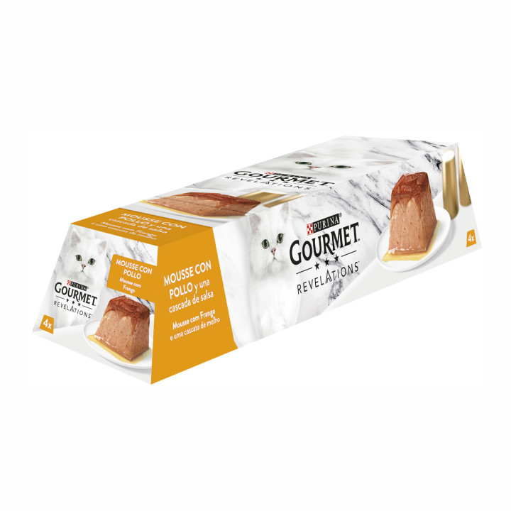 Purina Gourmet Revelations Mousse con Pollo - Kompymascotas