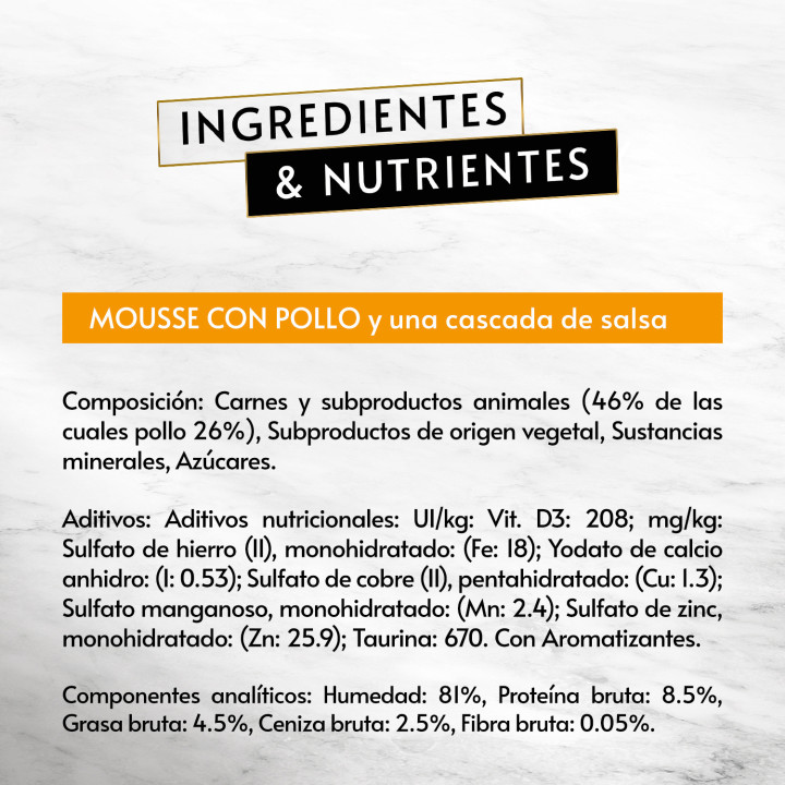 Purina Gourmet Revelations Mousse con Pollo - Kompymascotas