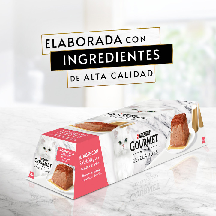 Purina Gourmet Revelations Mousse con Salmón
