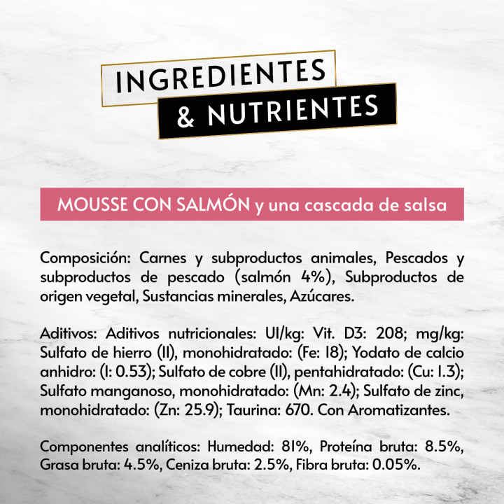 Purina Gourmet Revelations Mousse con Salmón