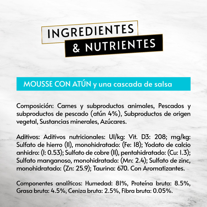 Purina Gourmet Revelations Mousse con Atún