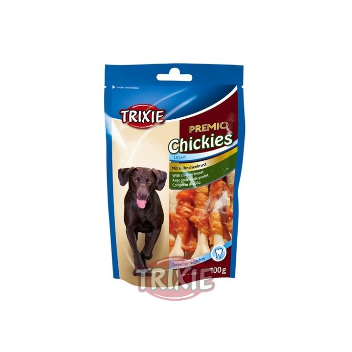 Premio Chickies, 100 g, Snacks para perros, golosinas suaves
