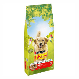 Purina Friskies Active con buey - Kompymascotas