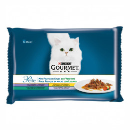 Purina Gourmet Perle Finas láminas con Legumbres con Cordero, con Pollo, con Conejo y con Ternera - Kompymascotas