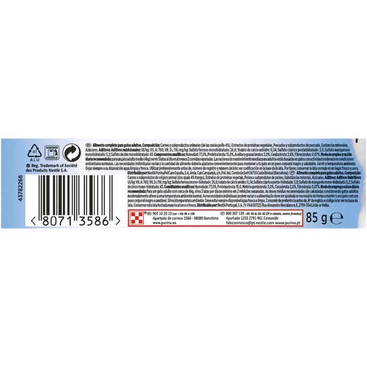 Purina Gourmet Diamant Finas lonchas con Pollo. Pienso para gatos - Kompymascotas