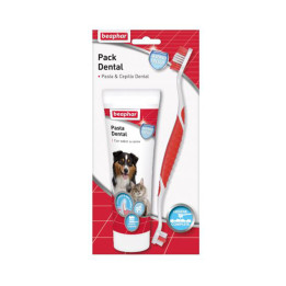 Pack Dental - Pasta Dentífrica y Cepillo - PiensoyMascotas