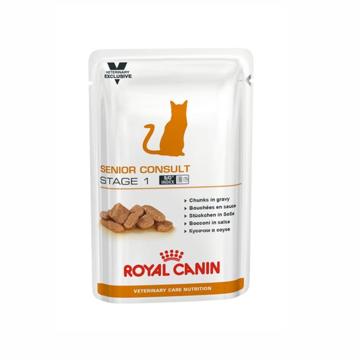 Comida húmeda para gatos Royal Canin Senior Consult Stage 1 - Kompymascotas