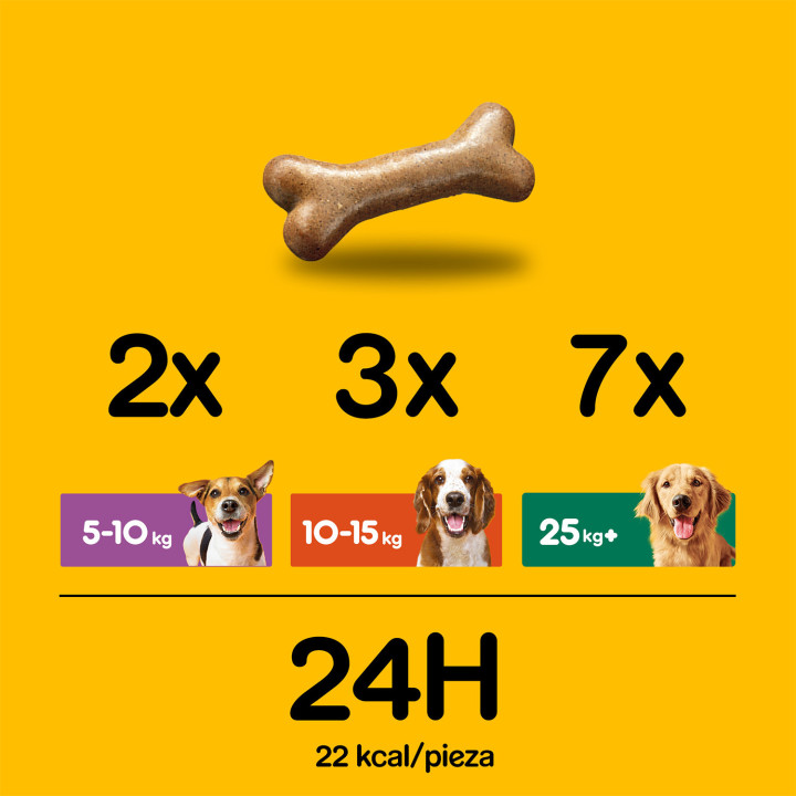 Pedigree Biscrock original, Snacks para perros - Kompymascotas