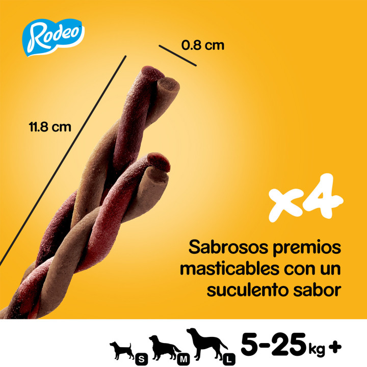 Snack para perro Pedigree Rodeo Buey - Kompymascotas