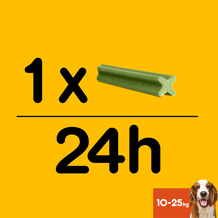 Higiene oral Dentastix fresh para perros medianos - Kompymascotas
