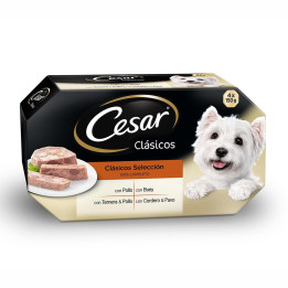 Tarrina Cesar Receta de la Huerta Selección, Comida húmeda para perros - Kompymascotas