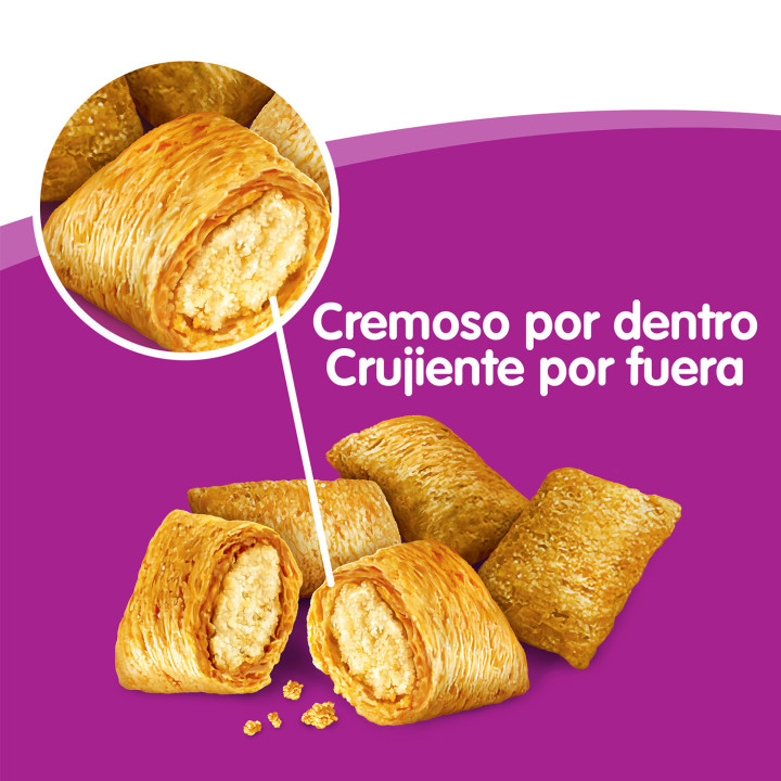 Snacks Whiskas Temptations con sabor a pollo y queso - Kompymascotas