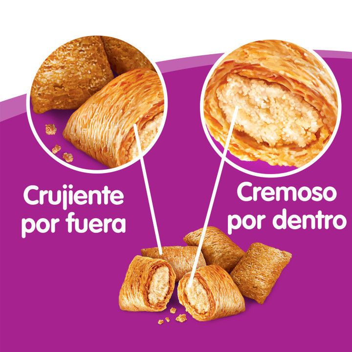 Snacks Whiskas Temptations con sabor salmón - Kompymascotas