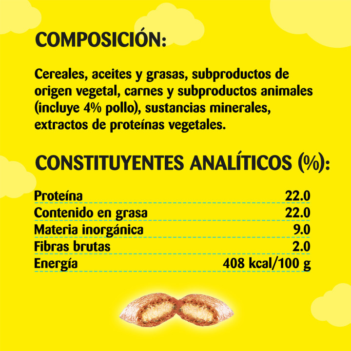 Catisfactions con Pollo, galletas para gato - Kompymascotas