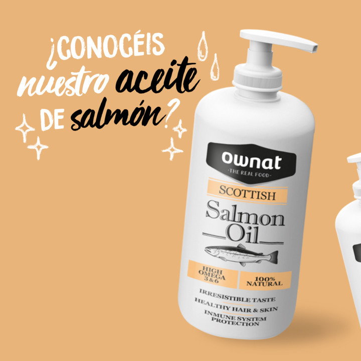 Ownat Aceite de Salmón para perros