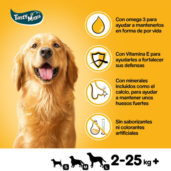 Pedigree Tiras Tasty Bites Queso
