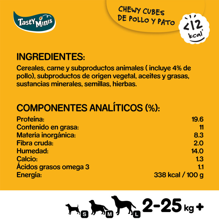 Pedigree Tasty Bites Chewy Cubes Pollo