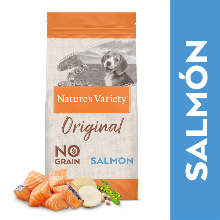Natures Variety Original Grain Free Junior Salmón - Kompymascotas