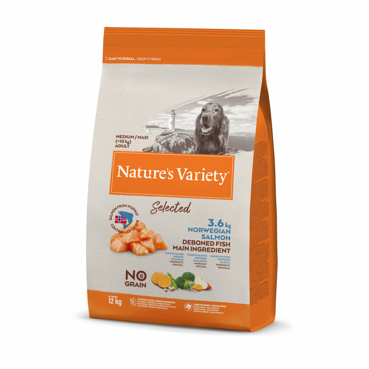 Natures Variety Selected Grain Free Salmón - Kompymascotas