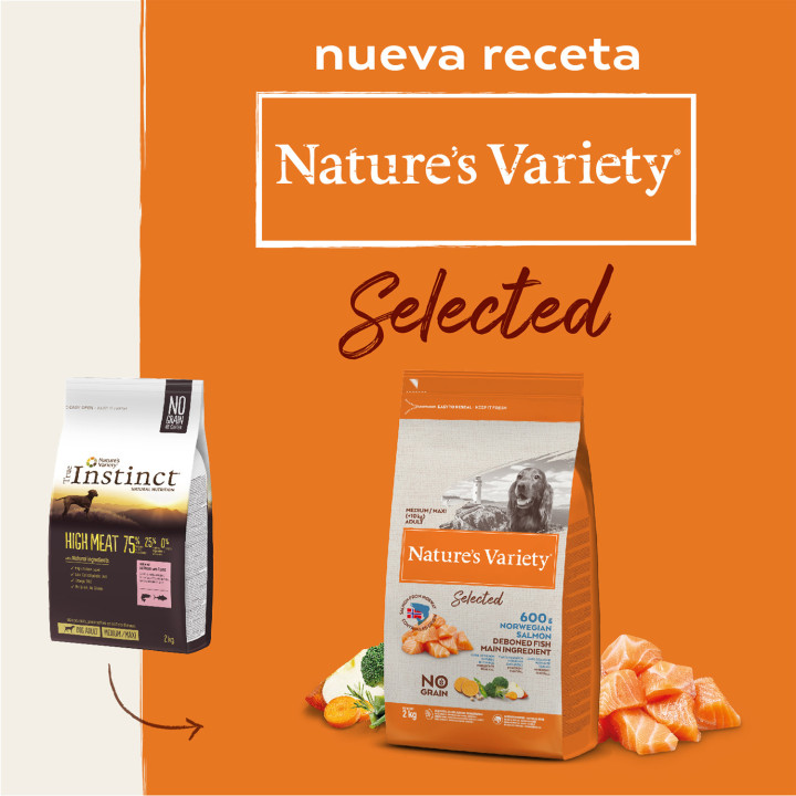 Natures Variety Selected Grain Free Salmón - Kompymascotas
