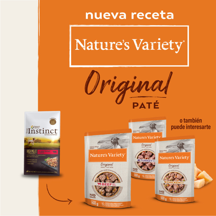 Natures Variety Original Mini Beef Pouch - Kompymascotas