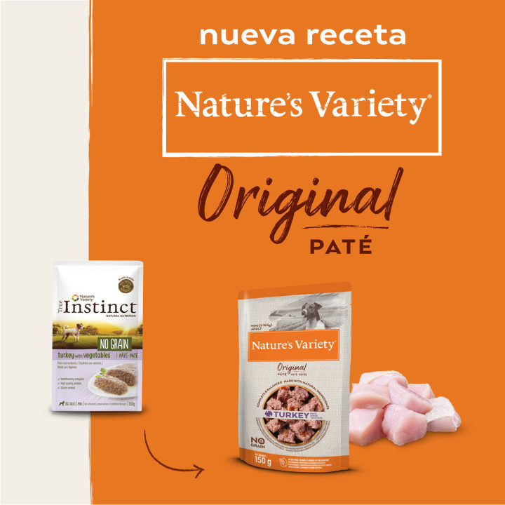 Natures Variety Original Grain Free Mini Turkey Pouch