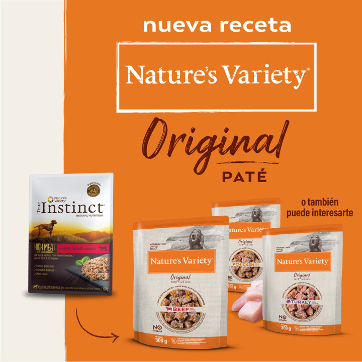 Natures Variety Original Grain Free Medium Beef Pouch