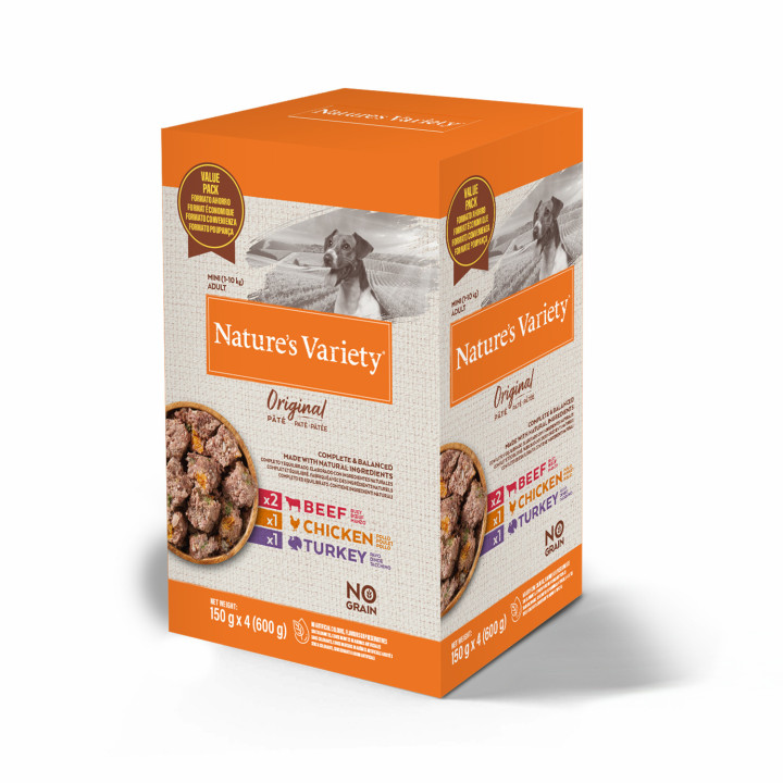 Natures Variety Original Grain Free Mini Multipack Pouch